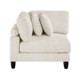 Skylum Textured Microfiber Modular Sectional Component