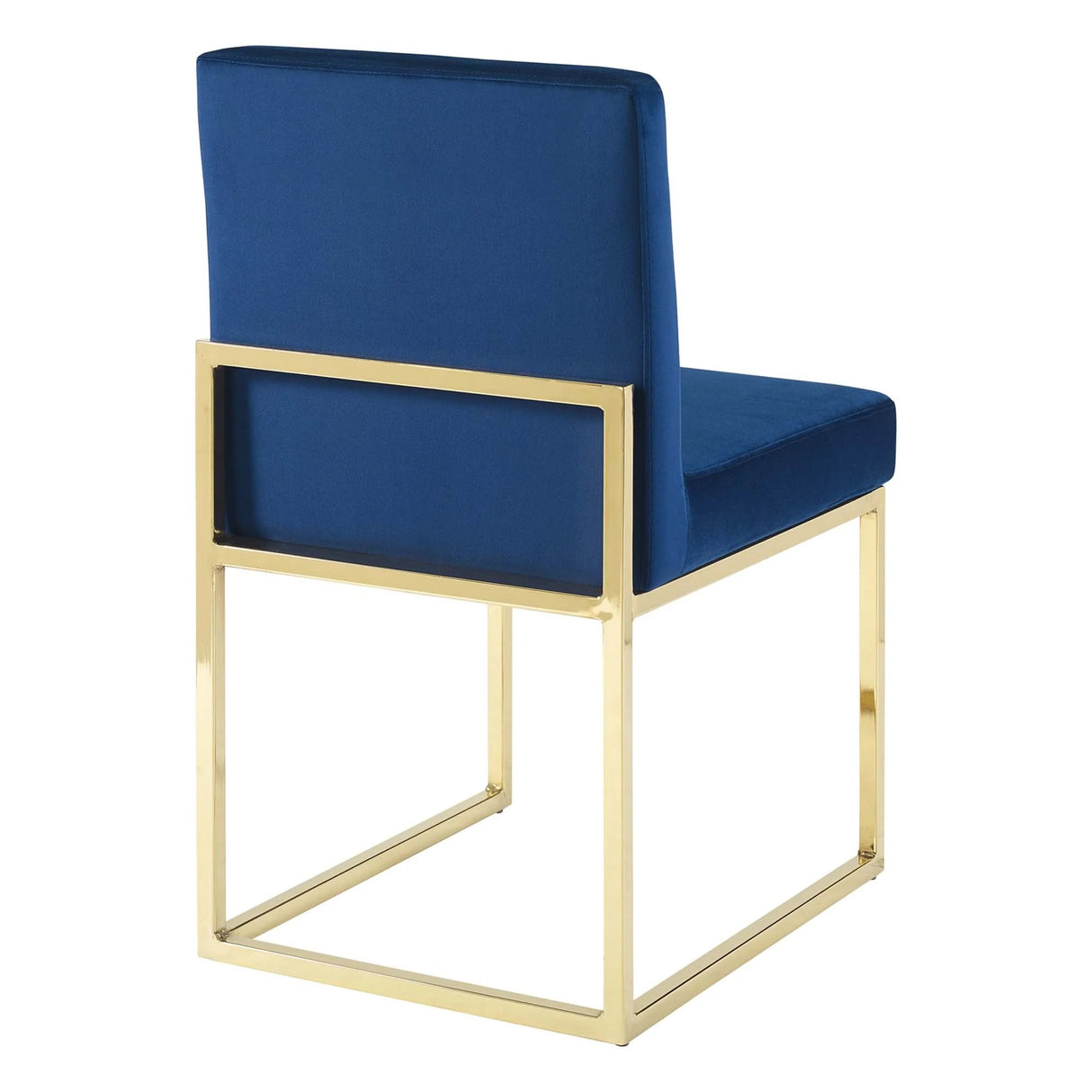 Channel Tufted Performance Velvet Sled Base Dining Chair