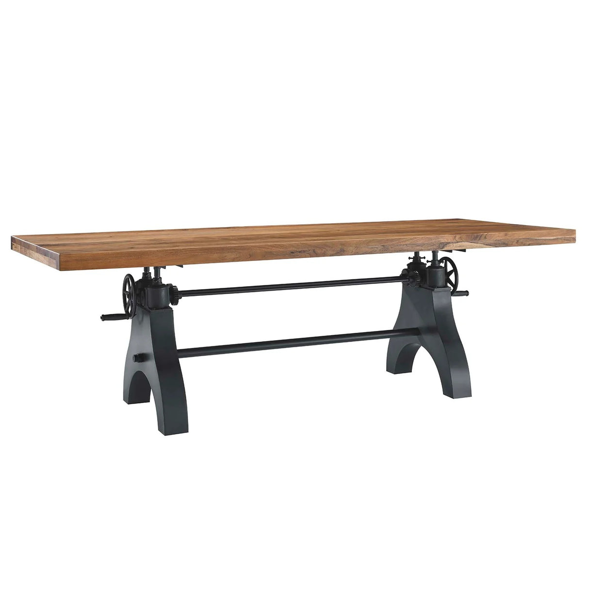 96 Inch Adjustable Height Solid Wood Dining and Conference Table