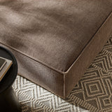 Modular Performance Fabric Ottoman with Piping – 41 Inch