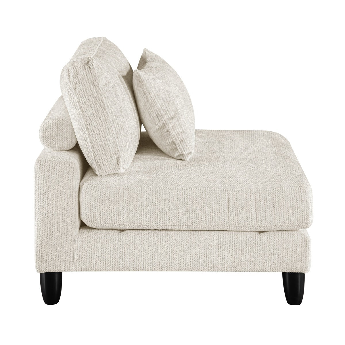 Skylum Textured Microfiber Modular Sectional Component