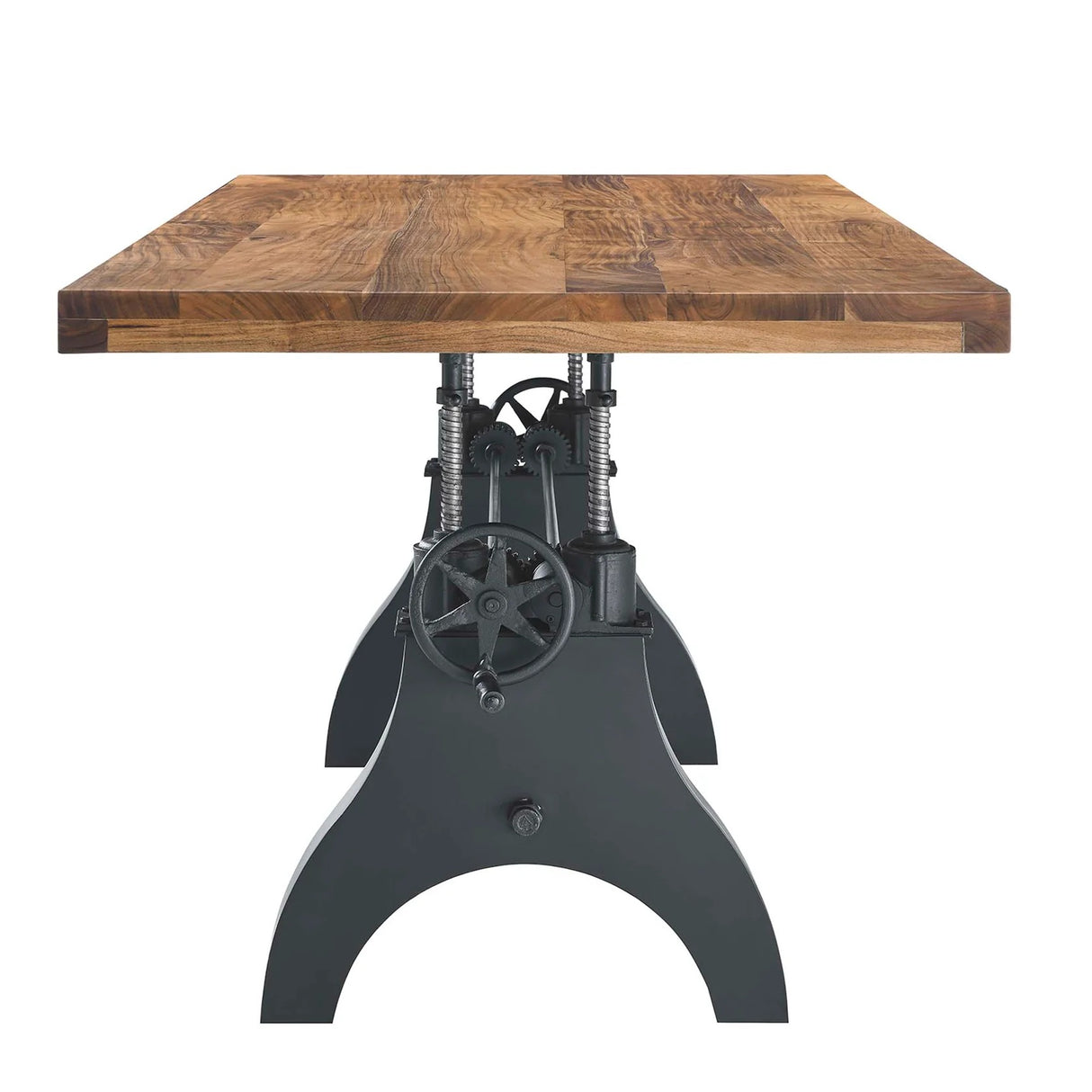 96 Inch Adjustable Height Solid Wood Dining and Conference Table