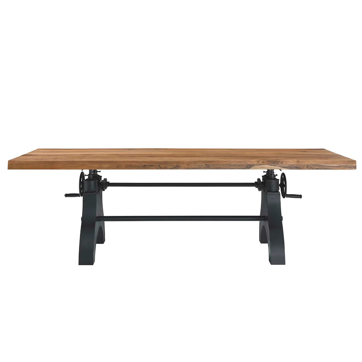 96 Inch Adjustable Height Solid Wood Dining and Conference Table