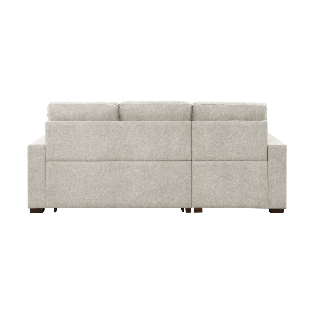 2-Piece Sectional with Left Chaise, Pull-out Bed and Hidden Storage