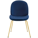 Vintage Glamour Performance Velvet Dining Side Chair