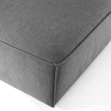 Modern Upholstered Fabric Sectional Ottoman – 42 Inch