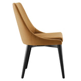Vintage Modern Performance Velvet Dining Chairs Set of 2