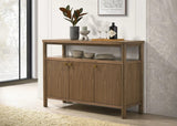 Crestmore Walnut Dining Sideboard Cabinet with Storage