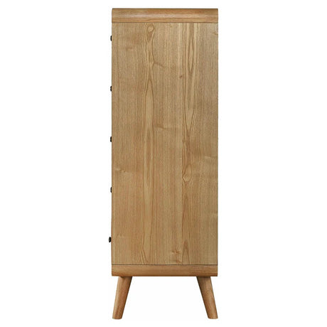 Robyn Light Ash 5-Drawer Mid-Century Chest