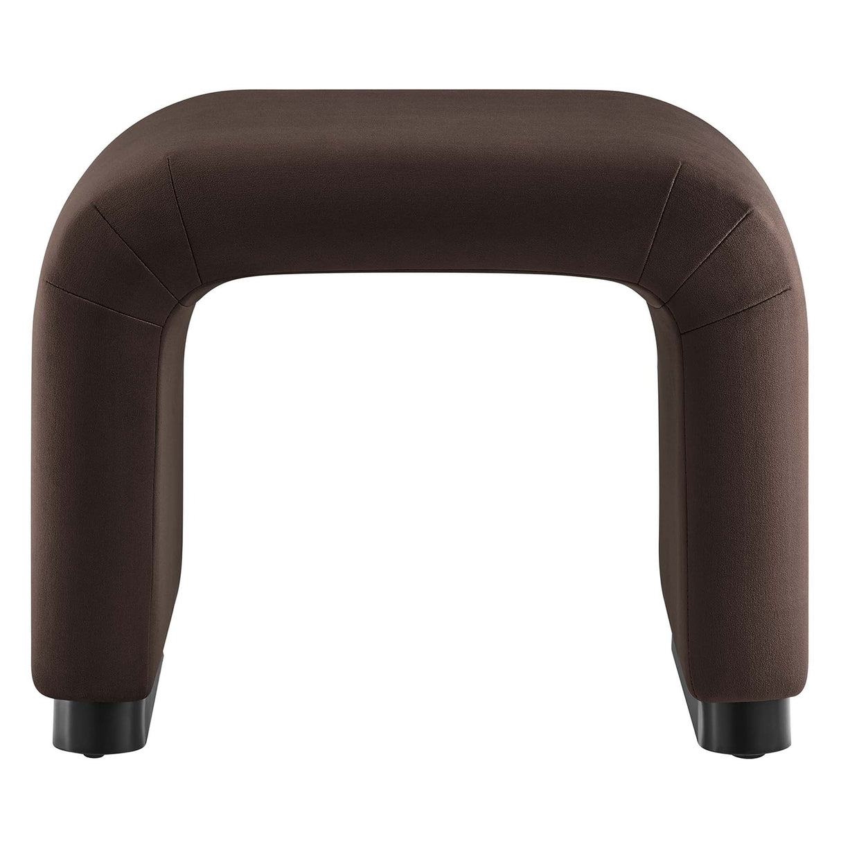 Waterfall Performance Velvet Stool – Velvet Upholstered 24 Inch