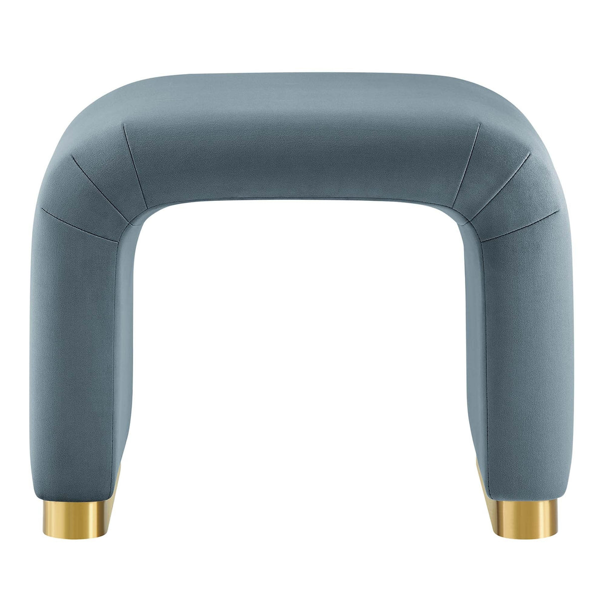 Waterfall Performance Velvet Stool – Velvet Upholstered 24 Inch