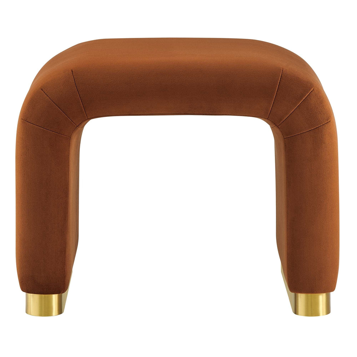 Waterfall Performance Velvet Stool – Velvet Upholstered 24 Inch