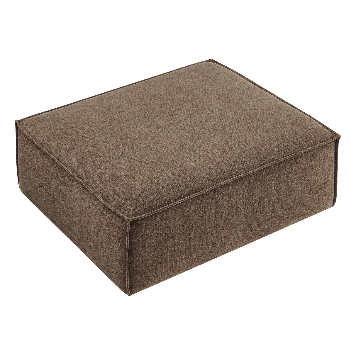 Modular Performance Fabric Ottoman with Piping – 41 Inch
