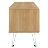 Industrial Modern TV Stand with Sliding Mesh Doors 47 Inch - TV Stands available at Alpine Outlets in Denver