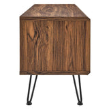 Industrial Modern TV Stand with Sliding Mesh Doors 47 Inch - TV Stands available at Alpine Outlets in Denver