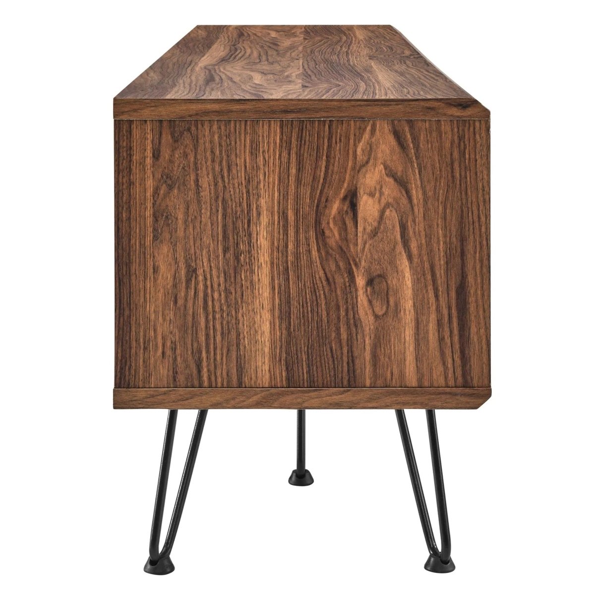 Industrial Modern TV Stand with Sliding Mesh Doors 59 Inch - TV Stands available at Alpine Outlets in Denver
