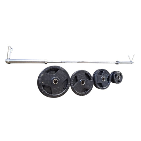 Inspire Fitness 300 lb Plate Set + Bar (ID G374829) - Gym & Exercise available at Alpine Outlets in Denver