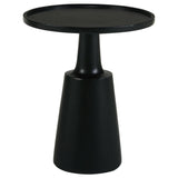 Ixia Round Solid Mango Wood Accent Side Table, Black Stain - End & Side Tables available at Alpine Outlets in Denver