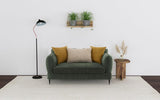 Jade Chenille Upholstered Modern Track Arm Loveseat Green - 🟢 Loveseats available at Alpine Outlets in Denver