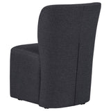 Jaelynn Charcoal Upholstered Parsons Dining Chair, Set of 2 - Dining Chairs & Benches available at Alpine Outlets in Denver