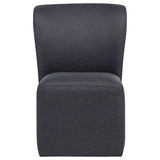 Jaelynn Charcoal Upholstered Parsons Dining Chair, Set of 2 - Dining Chairs & Benches available at Alpine Outlets in Denver