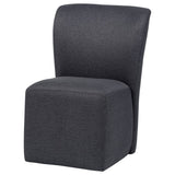 Jaelynn Charcoal Upholstered Parsons Dining Chair, Set of 2 - Dining Chairs & Benches available at Alpine Outlets in Denver