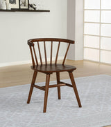 Jeffries Windsor Walnut Dining Side Chairs, Set of 2 - Dining Chairs & Benches available at Alpine Outlets in Denver