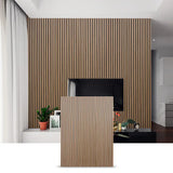 Walnut Real Wood Veneer Wood Slat Akupanel