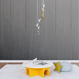 Gray Oak Real Wood Veneer Wood Slat Akupanel