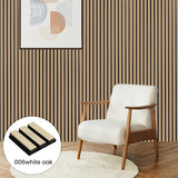 White Oak Real Wood Veneer Wood Slat Akupanel