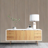 White Oak Real Wood Veneer Wood Slat Akupanel