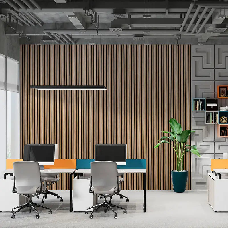 Walnut Real Wood Veneer Wood Slat Akupanel