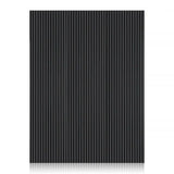 Black Oak Real Wood Veneer Wood Slat Akupanel