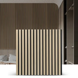 White Oak Real Wood Veneer Wood Slat Akupanel