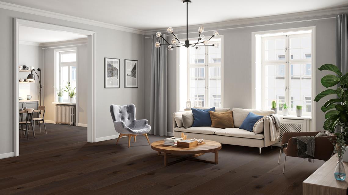Kahrs Canvas Oak Russet 5" Engineered Flooring - Hardwood Flooring available at Alpine Outlets in Denver