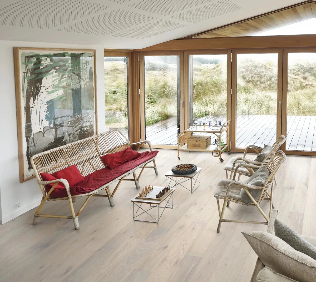 Kahrs Classic Nouveau Oak Nouveau Blonde 7" 5/8" Engineered Flooring - Hardwood Flooring available at Alpine Outlets in Denver