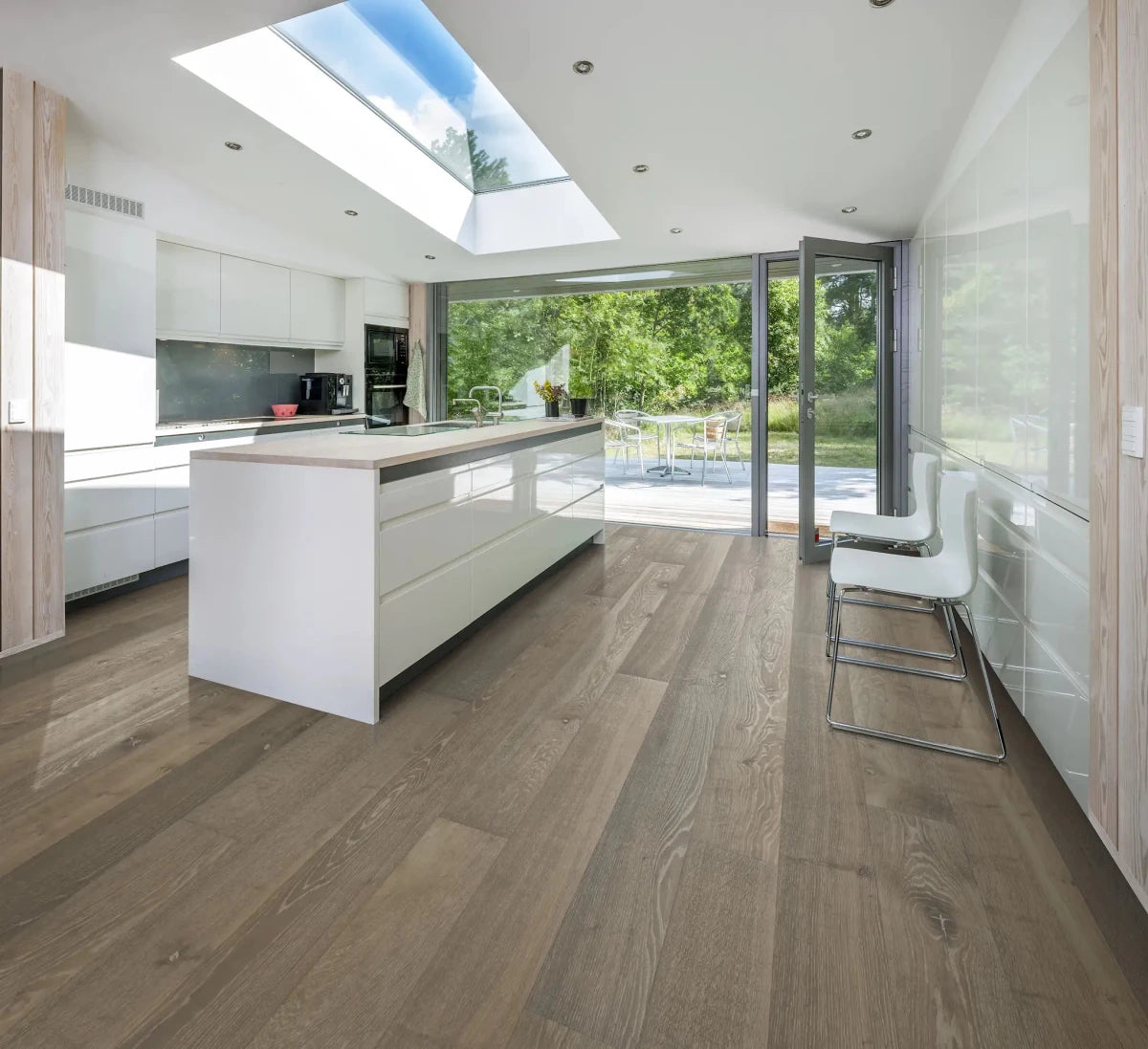 Kahrs Classic Nouveau Oak Nouveau Greige 7" 5/8" Engineered Flooring - Hardwood Flooring available at Alpine Outlets in Denver