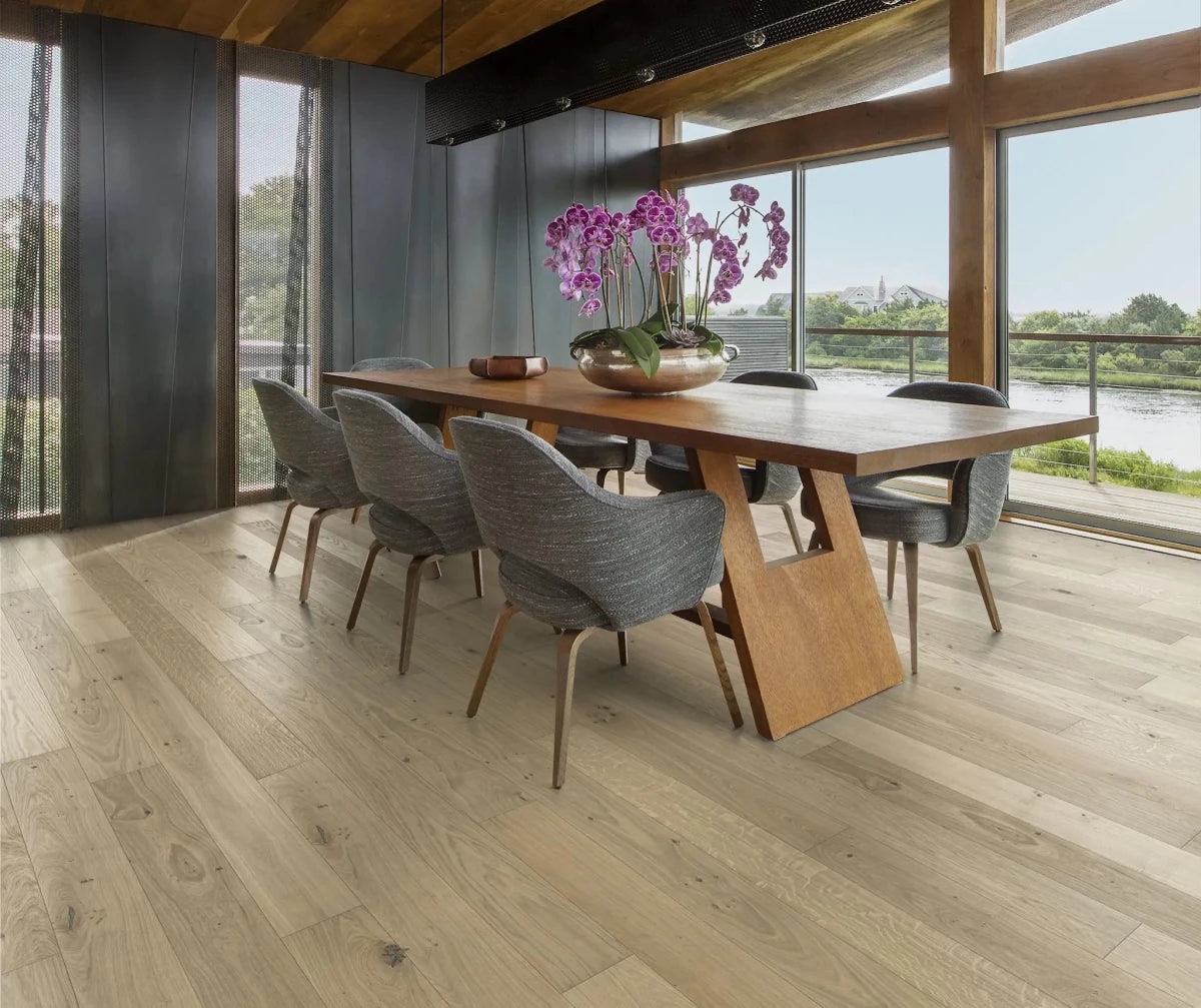 Kahrs Classic Nouveau Oak Nouveau White 7" 5/8" Engineered Flooring - Hardwood Flooring available at Alpine Outlets in Denver