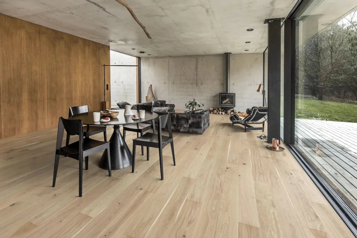 Kahrs Lux Oak Eggshell 6" 15mm Engineered Flooring - Hardwood Flooring available at Alpine Outlets in Denver