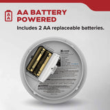 Kidde 20SDR smoke alarm with two replaceable AA batteries