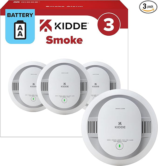 Kidde 20SDR 3-pack retail product