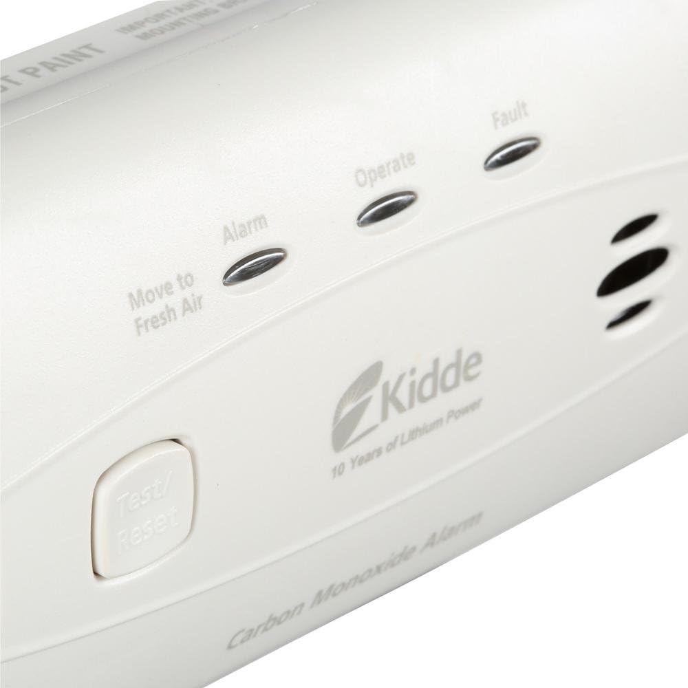 Kidde C3010 indicator lights and test/reset button detail