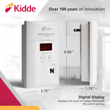 Kidde KN-COPP-3 front and side dimensions
