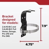 466400 bracket dimensions and compatible Kidde models