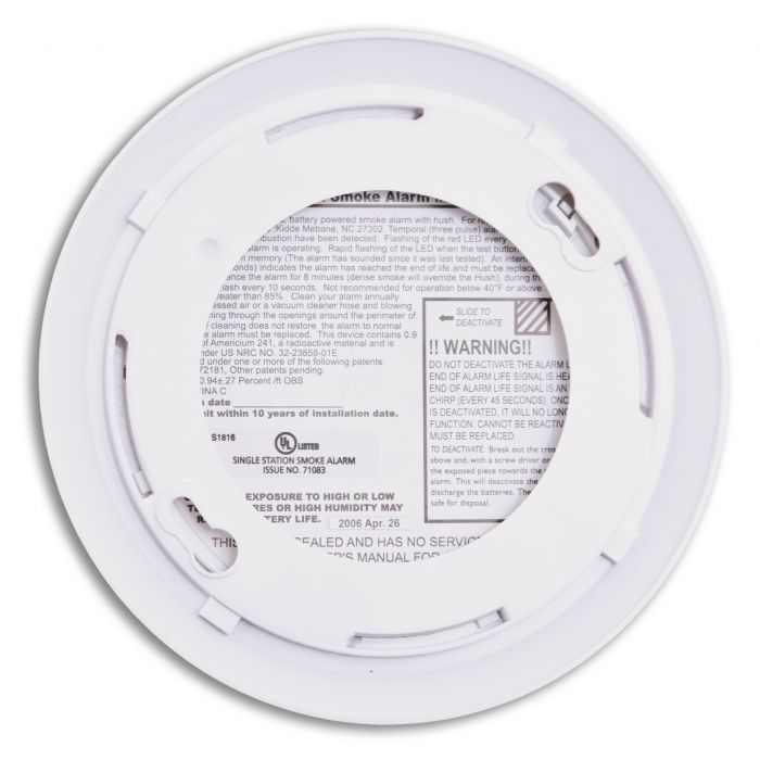 Kidde i9010 rear housing and mounting bracket