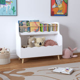 Kids Bookcase, Children Book Organizer Toy Storage Cabinet - White - Bookcases available at Alpine Outlets in Denver