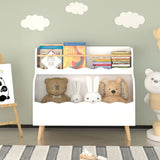 Kids Bookcase, Children Book Organizer Toy Storage Cabinet - White - Bookcases available at Alpine Outlets in Denver
