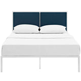 King Upholstered Fabric and Steel Platform Bed - Platform Bed available at Alpine Outlets in Denver