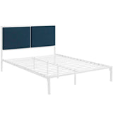 King Upholstered Fabric and Steel Platform Bed - Platform Bed available at Alpine Outlets in Denver
