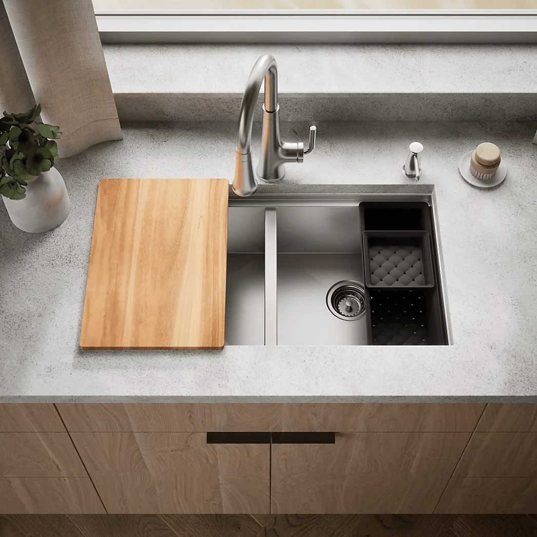 Kohler Lyric Dual Mount Workstation Kitchen Sink Kit - Kitchen Fixtures - Alpine Outlets